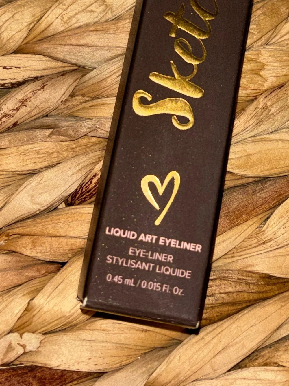 Too Faced Sketch Marker Liquid Eyeliner – Brown with Gold Accents